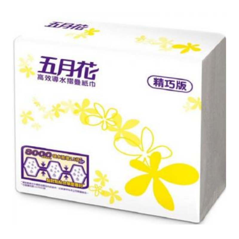 五月花高效導水擦手紙-精巧板